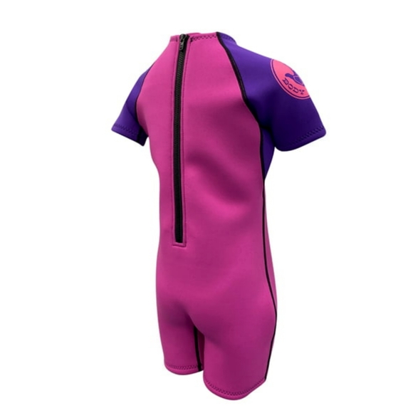 NEW Body Glove Girl's Springsuit Wetsuit Surfing Pink Purple Size Large - Picture 2 of 3